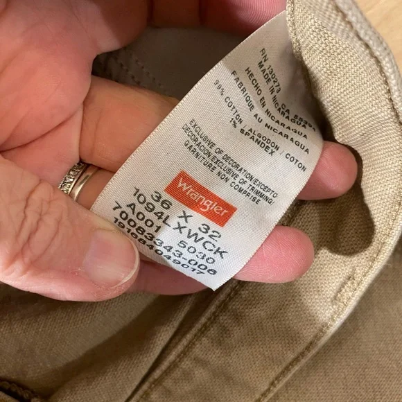 Wrangler Cargo Style Jeans 36 x 32 (JY) - Picture 11 of 16